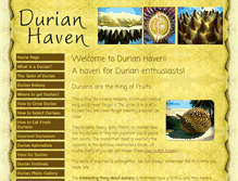 Tablet Screenshot of durianhaven.com